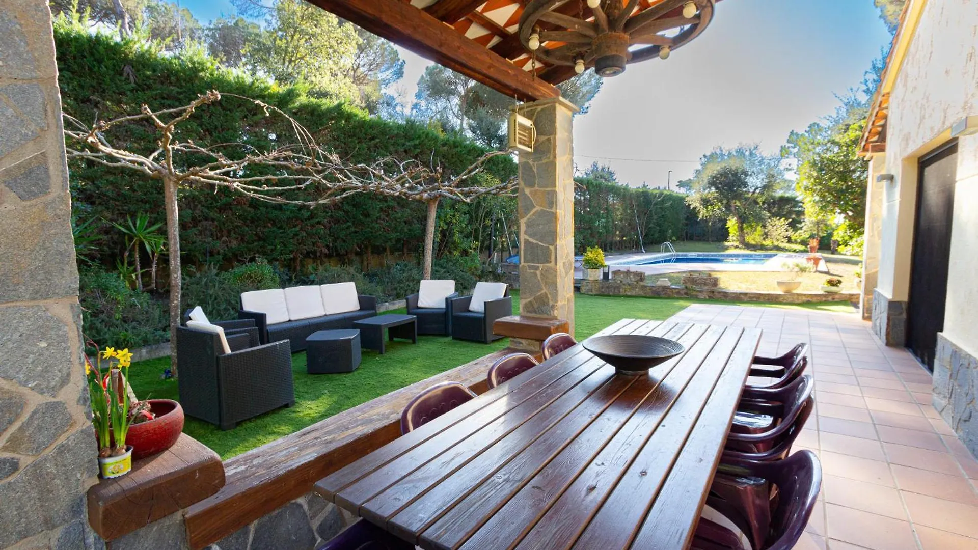 Villa Spacious Countryside Costa Brava Relax Sils Spain